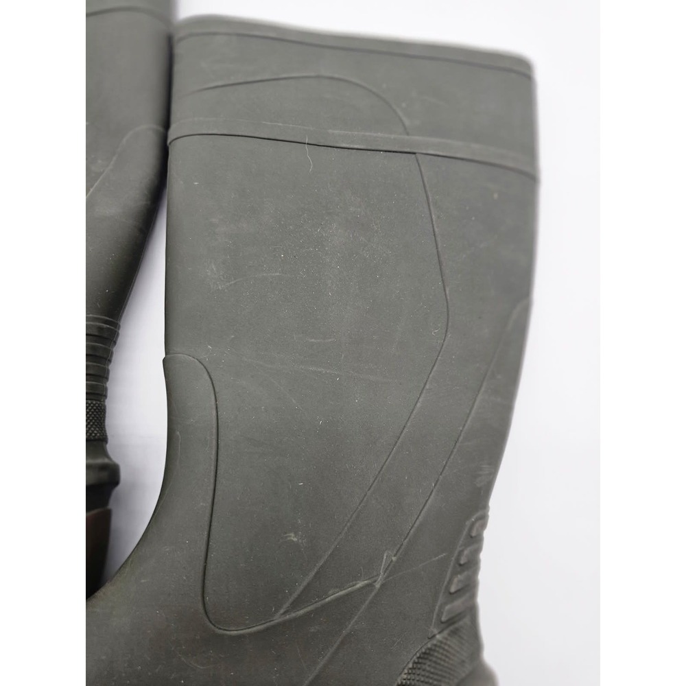 Rain Boots Women Size 8 Green Good Waterproof Rubber Lug Sole Canada - Picture 10 of 11